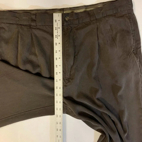Tommy Bahama‎ Men's St. Thomas T1281 100% Silk Pleated Pants Size 38x27 - Picture 10 of 11